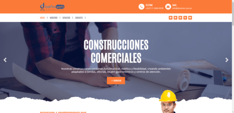 Modelo de landing page 02 para constructoras